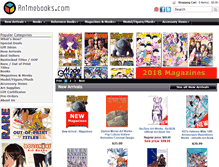 Tablet Screenshot of animebooks.com